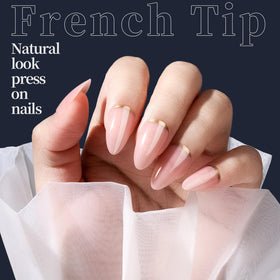Fandamei Press on Nails with mini nail file and orange sticks