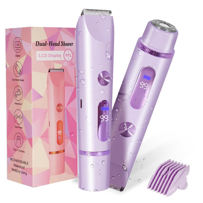 FANKRUAI Bikini Trimmer front view in purple