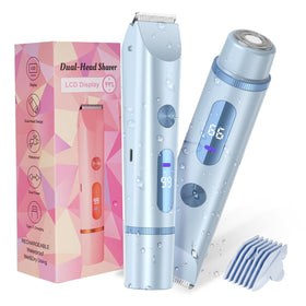 FANKRUAI Bikini Trimmer front view with blue finish
