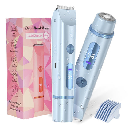 FANKRUAI Bikini Trimmer front view with blue finish