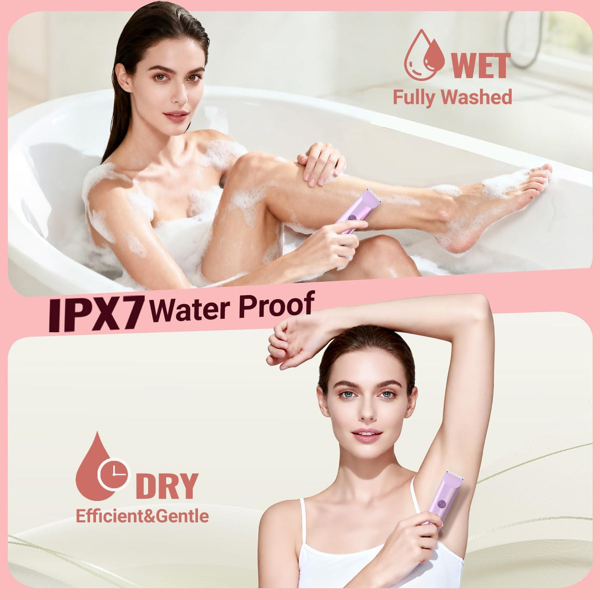 FANKRUAI Bikini Trimmer in a bathroom setting