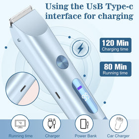 FANKRUAI Bikini Trimmer with accessories laid out