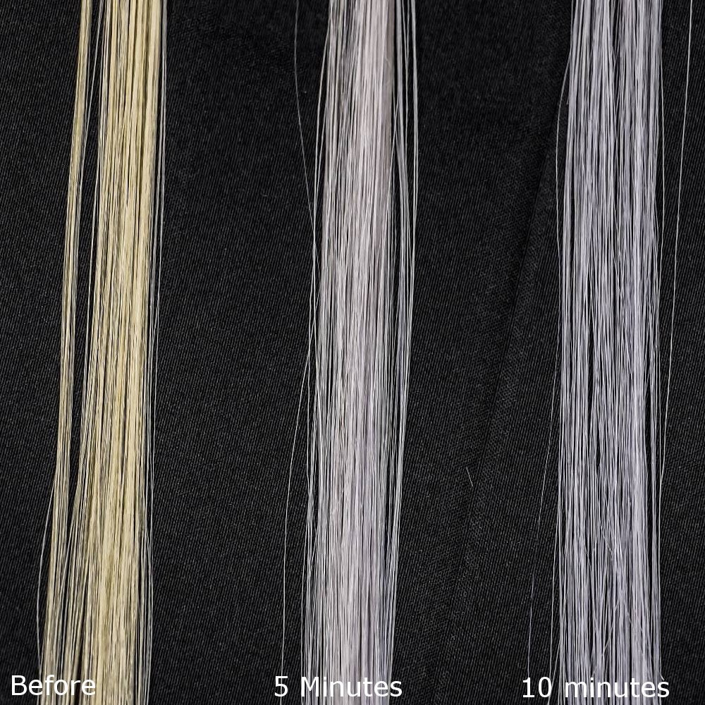 Fanola No Yellow Mask applied to towel-dried hair