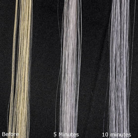 Fanola No Yellow Mask applied to towel-dried hair