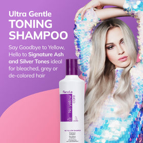 Fanola No Yellow Purple Shampoo 11.8 oz back view