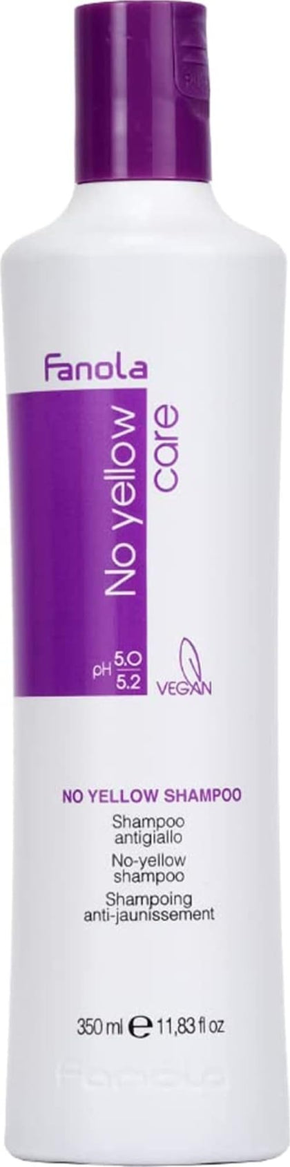 Fanola No Yellow Purple Shampoo 11.83 Fl oz front view