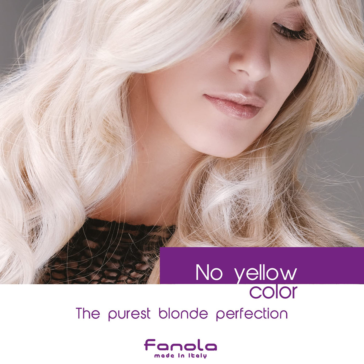 Fanola No Yellow Purple Shampoo packaging details