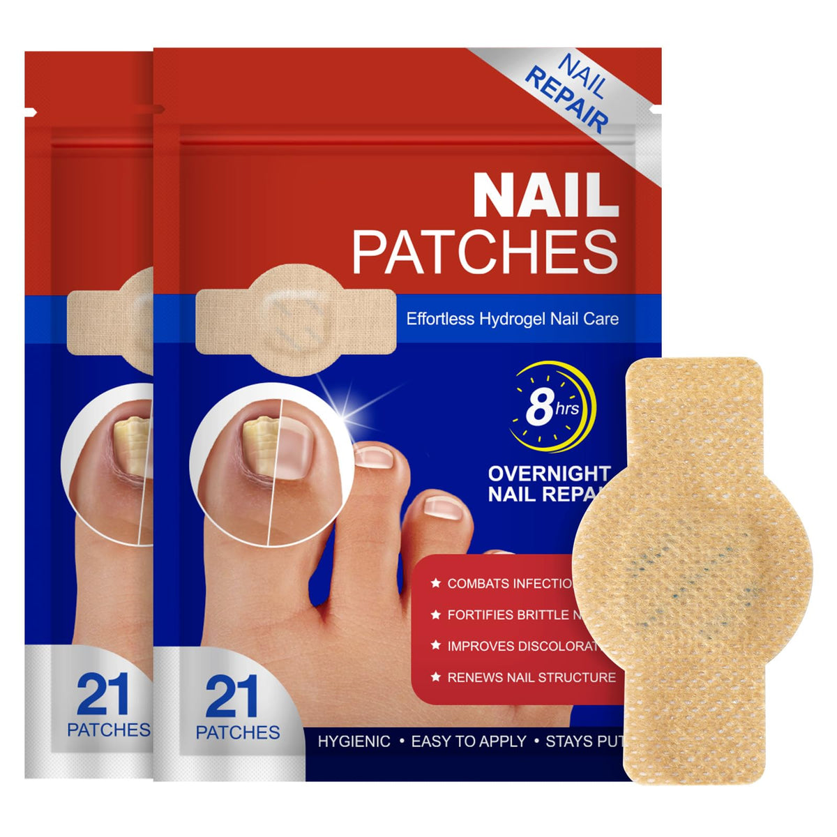 FANSHI Nail Patches 42 PCS front view with packaging