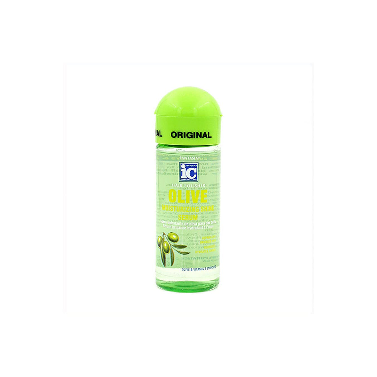 Fantasia Hair Polisher Olive Serum 2 Oz front view