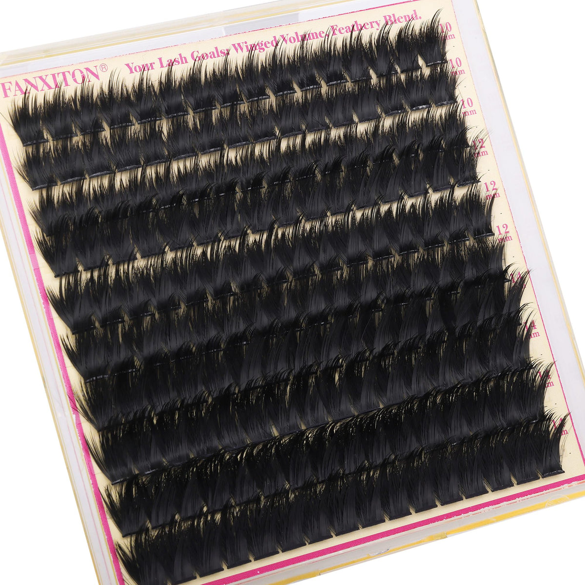 FANXITON 300D Spiky Lash Clusters with accessories