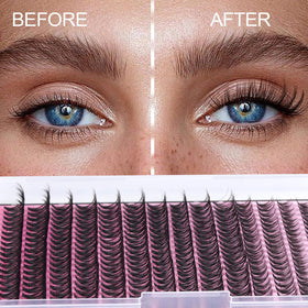 FANXITON Lash Clusters displayed in packaging
