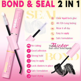 FANXITON lash clusters displayed in packaging