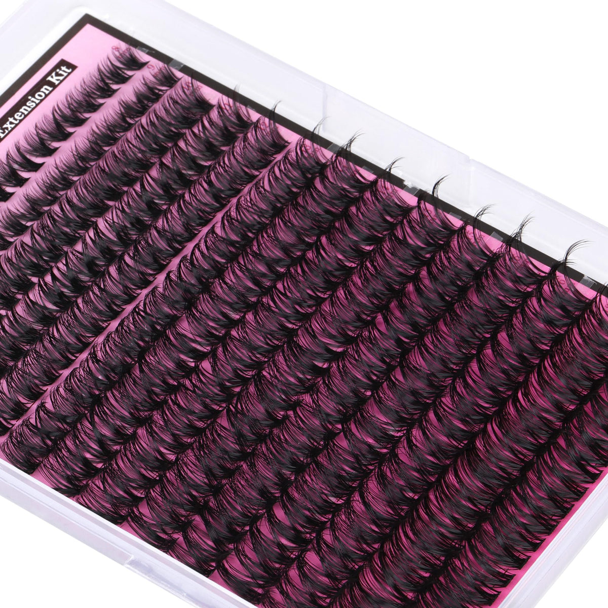 FANXITON Lash Clusters in a beauty routine setup