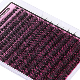 FANXITON Lash Clusters in a beauty routine setup