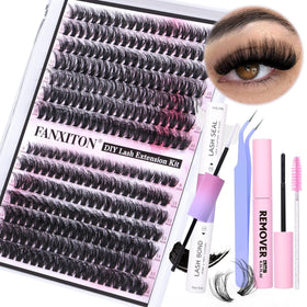 FANXITON Lash Clusters Kit packaging with 280 pieces