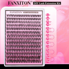 FANXITON Lash Clusters packaging front view