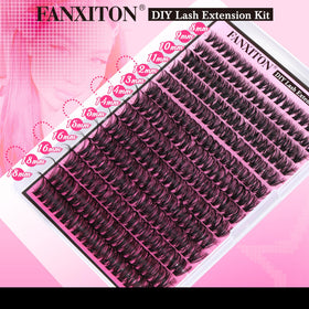 FANXITON Lash Clusters with lash bond and seal