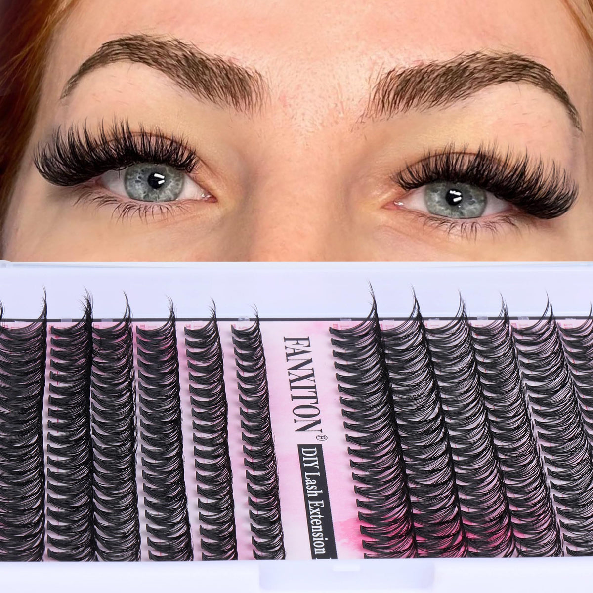FANXITON lash tweezers for easy application