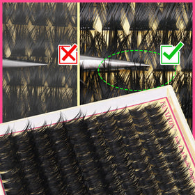 FANXITON Manga Volume Lash Clusters side view