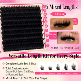 FANXITON precision lash tweezers included in the kit