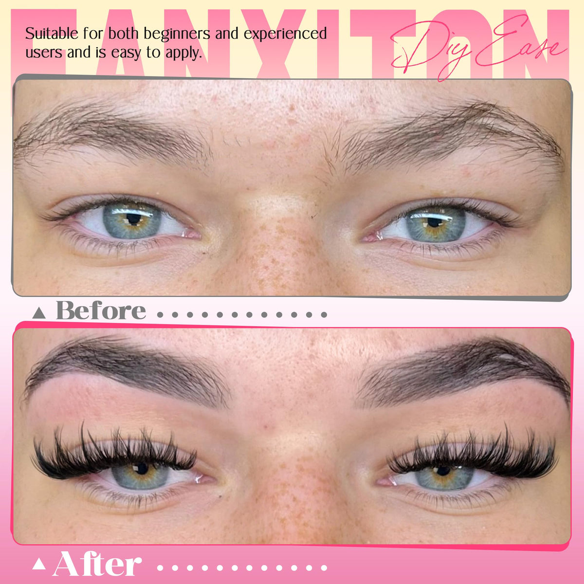 FANXITON professional tweezers for lash application