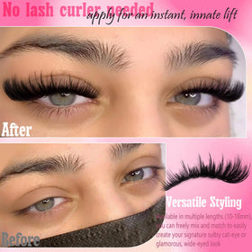 FANXITON Volume Lash Clusters 10-18MM packaging