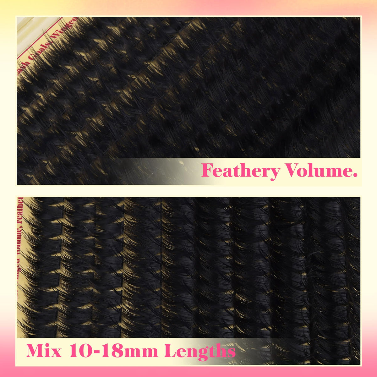 FANXITON Volume Lash Clusters on display