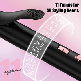 FARERY curling iron in lifestyle setting on vanity