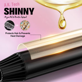 FARERY curling iron with argan oil infusion close-up