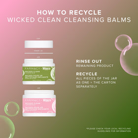Farmacy Cleansing Balm in travel pouch