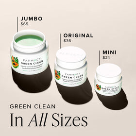 Farmacy Green Clean Balm showing application on skin