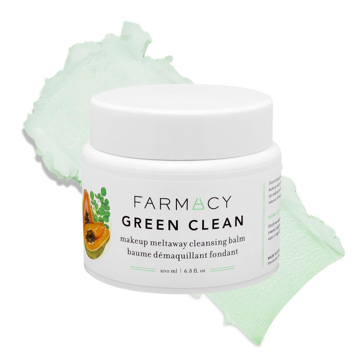 Farmacy Green Clean Makeup Remover Balm 200ml front view