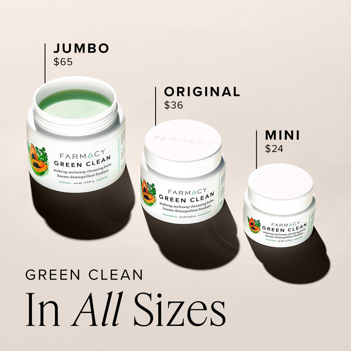 Farmacy Green Clean Makeup Remover Balm being used with water