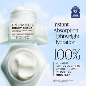 Farmacy Honey Cloud Face Moisturizer application on skin
