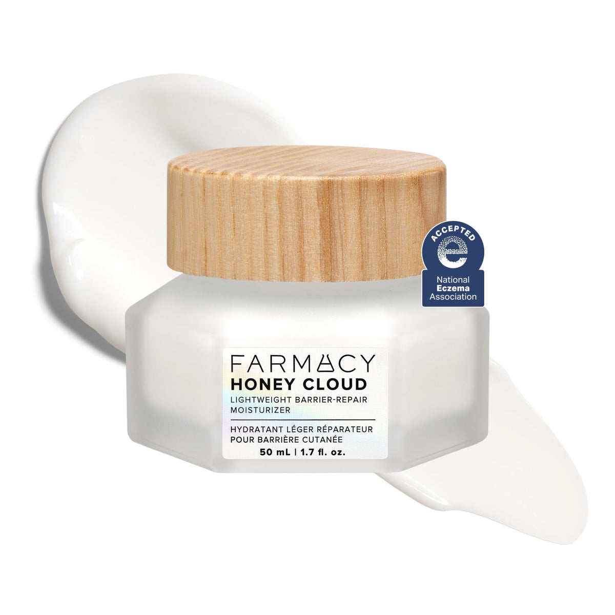 Farmacy Honey Cloud Face Moisturizer front view with packaging