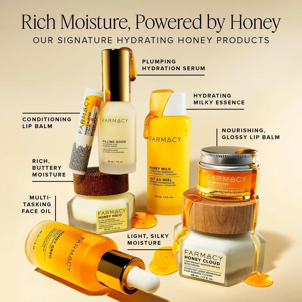 Farmacy Honey Cloud Face Moisturizer on a bathroom counter