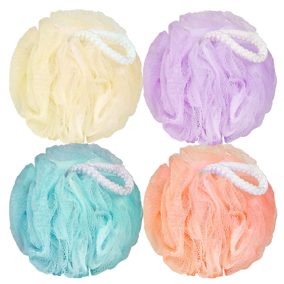 Farmoga Bath Loofah Sponge colorful front view