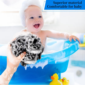 Farmoga Bath Loofah Sponge displayed with bath accessories