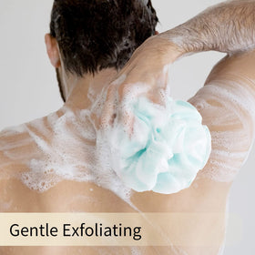 Farmoga Bath Loofah Sponge in a bathroom setting