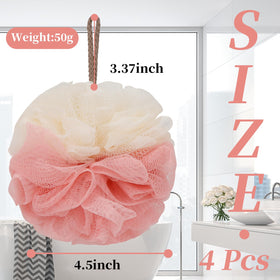 Farmoga Bath Loofah Sponge in bright colours with hanging ribbon