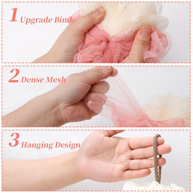 Farmoga Bath Loofah Sponge packaging and product details