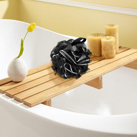 Farmoga Bath Loofah Sponge side view highlighting its mesh structure