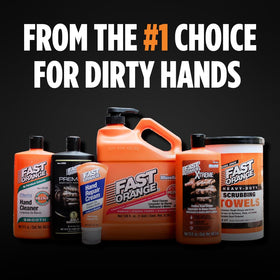 Fast Orange Hand Repair Cream 3oz application on hands