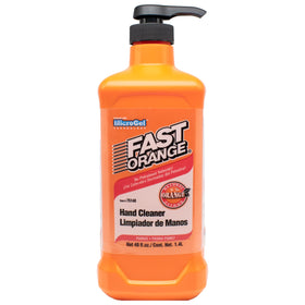 Fast Orange Pumice Lotion 48 Oz front view with citrus scent label
