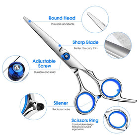 FATHABY hair thinning scissors with rubber rings
