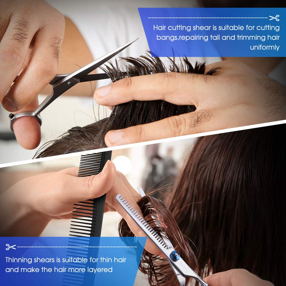 FATHABY hairdressing scissors in use