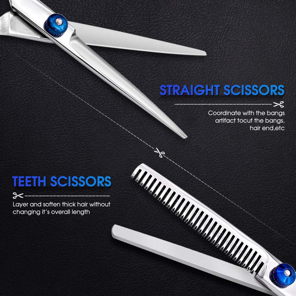 FATHABY stainless steel hair scissors close-up