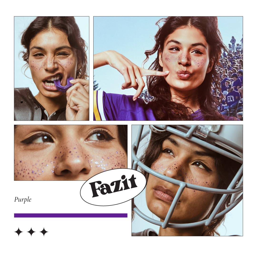 Fazit Glitter Freckle Makeup Patches application process