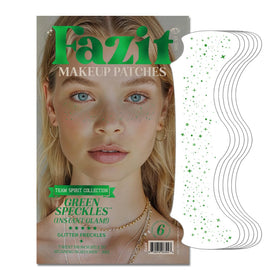 Fazit Glitter Freckle Makeup Patches front view with shimmering speckles