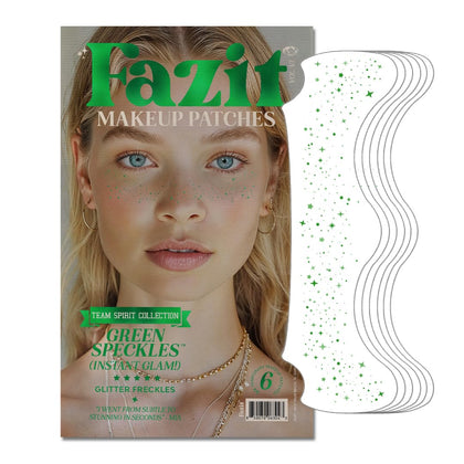 Fazit Glitter Freckle Makeup Patches front view with shimmering speckles